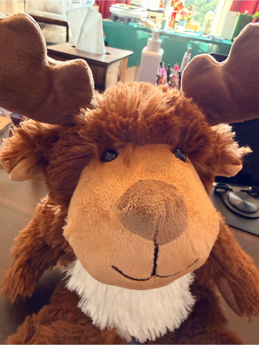Moose heatable and coolable weighted animal NEW in box so soft! - Picture 2 of 7